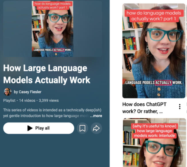 a youtube playlist screenshot with the title "How Large Language Models Actually Work" a youtube playlist screenshot with the title "How Large Language Models Actually Work"